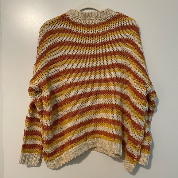 Luca and Grae Crochet Striped Sweater - Picture 4 of 5